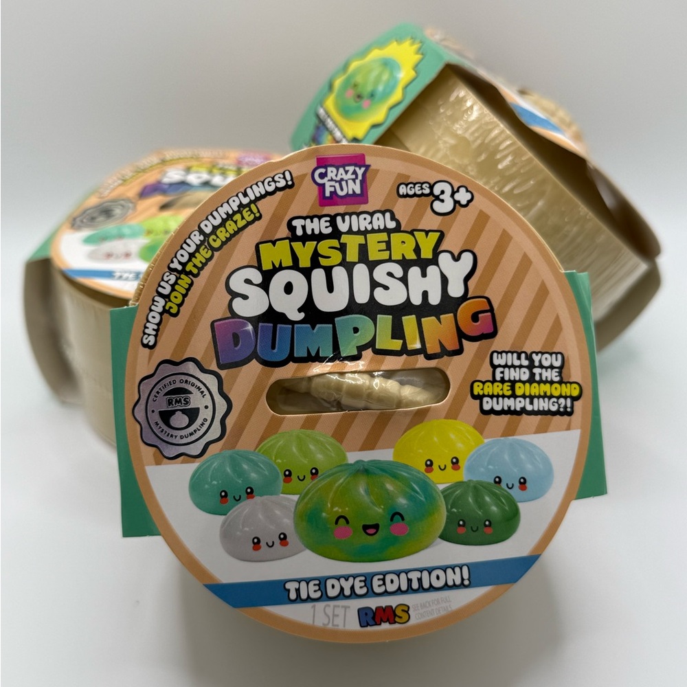 (1) The Viral Mystery Squishy Dumpling - Tie Dye Edition - Picture 2 of 3